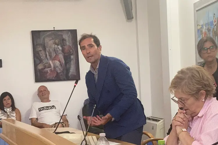 Ivan Cermelli capogruppo Lega a Porto Torres (foto Pala)