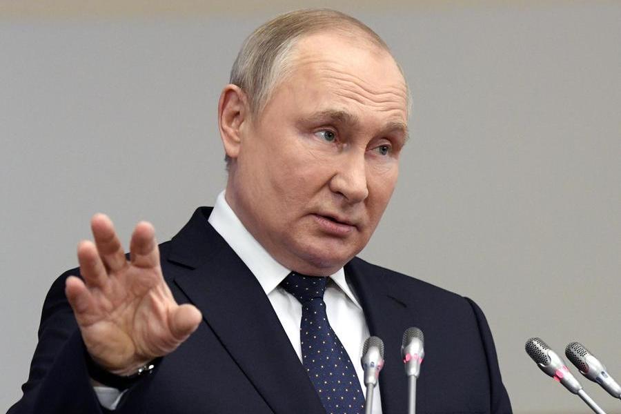 Il presidente russo Vladimir Putin (Ansa)