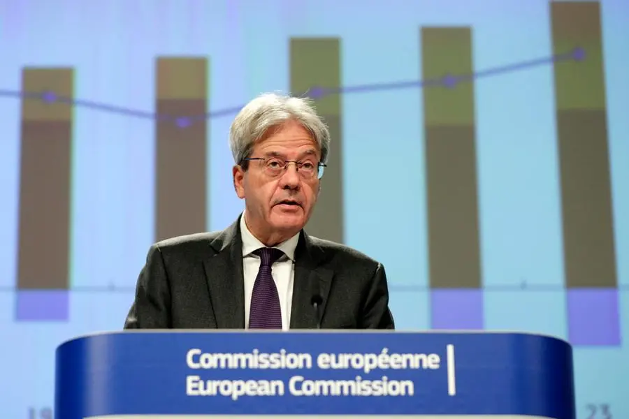 Il commissario europeo all'Economia, Paolo Gentiloni (Ansa-Epa)