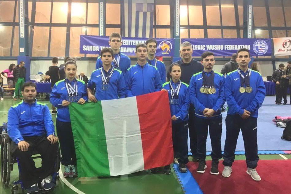 Kung fu, l'Italia guidata da Giancarlo Manca fa incetta di medaglie alla Coppa del Mediterraneo