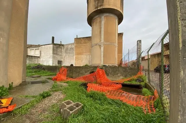 La zona dove si scaverà (foto Sara Pinna)