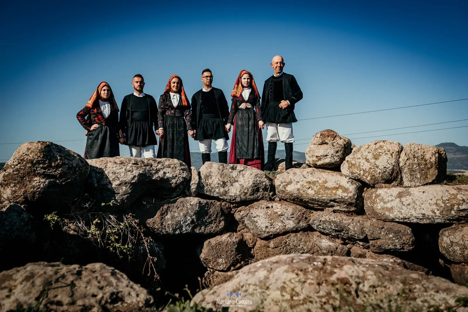 Il gruppo Folk di Borore (foto Nachira)