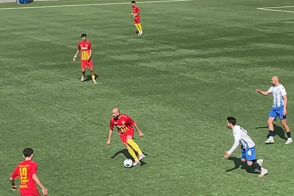 Luca La Rosa del Calangianus in azione (G.Pischedda)