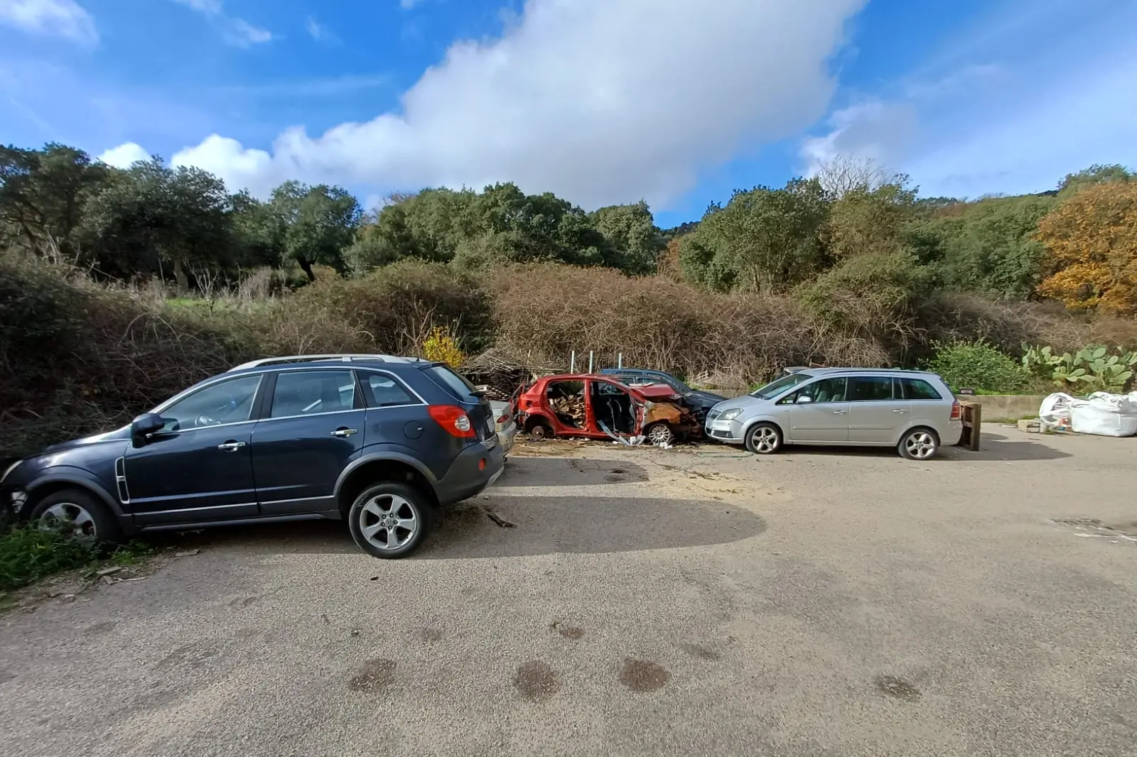 La rimozione di auto aabbandonate