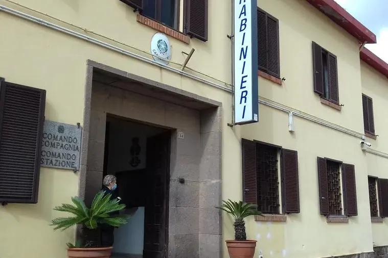 La caserma dei Carabinieri (foto Scano)