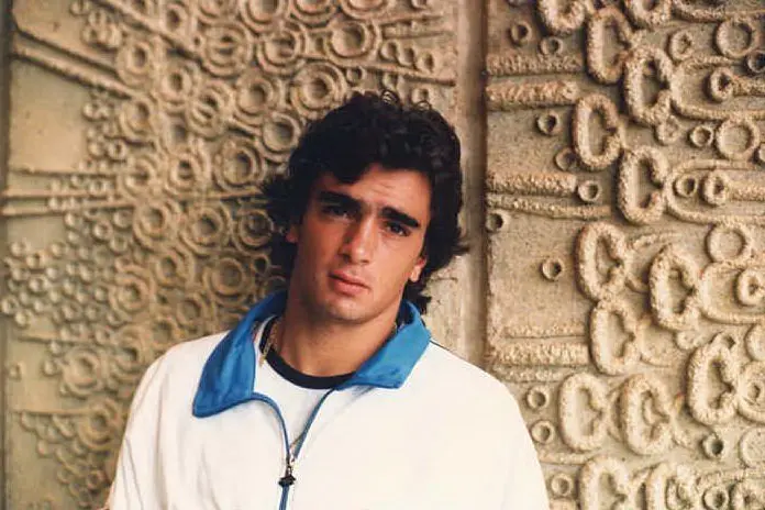 Perez Roldan a 27 anni (foto tratta dal libro "Gioco Partita Incontro" di Paolo Carta, Aipsa edizioni)