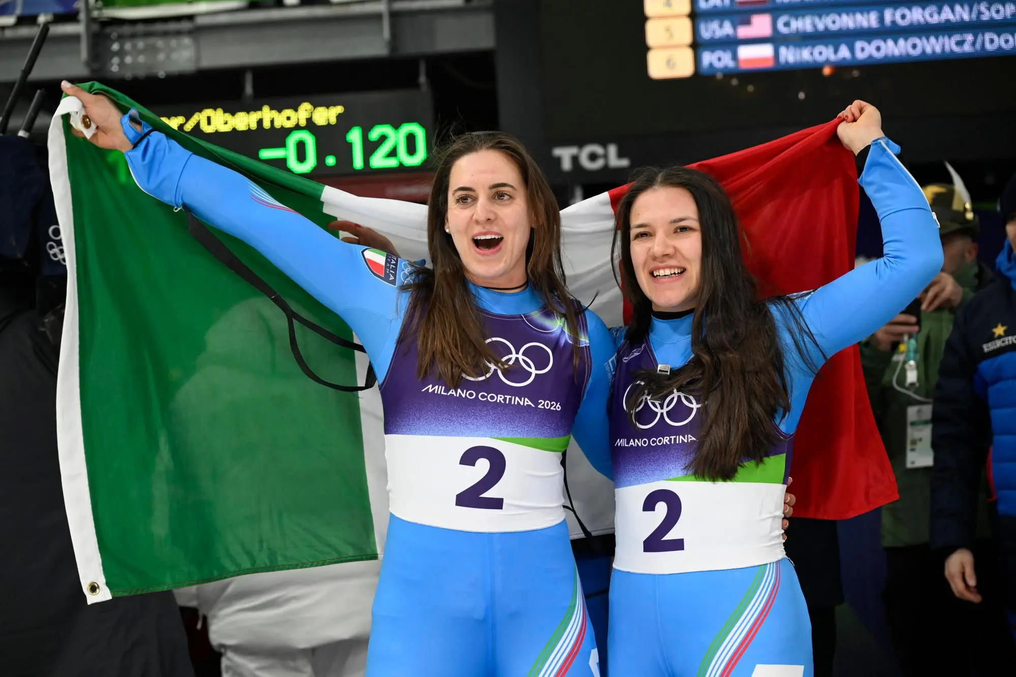 Andrea Voetter e Marion Oberhofer (Ansa-Epa)