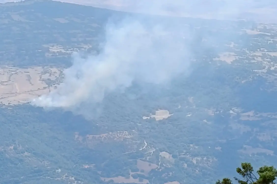 Il fuoco a Nurri
