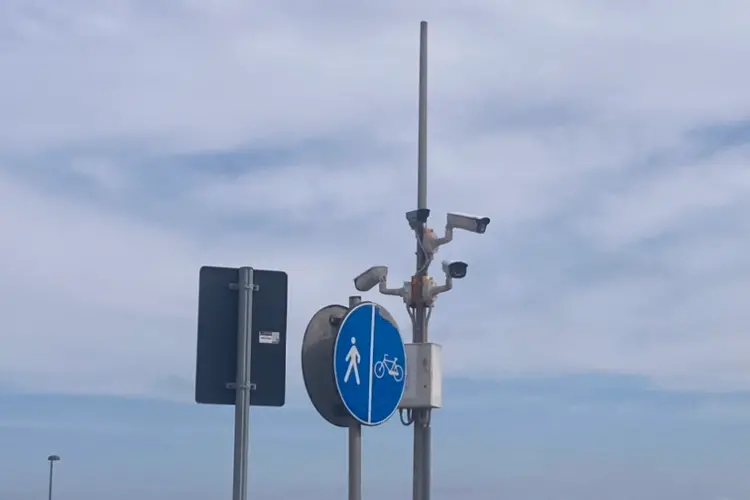 Telecamere a Balai- Porto Torres (foto Pala)
