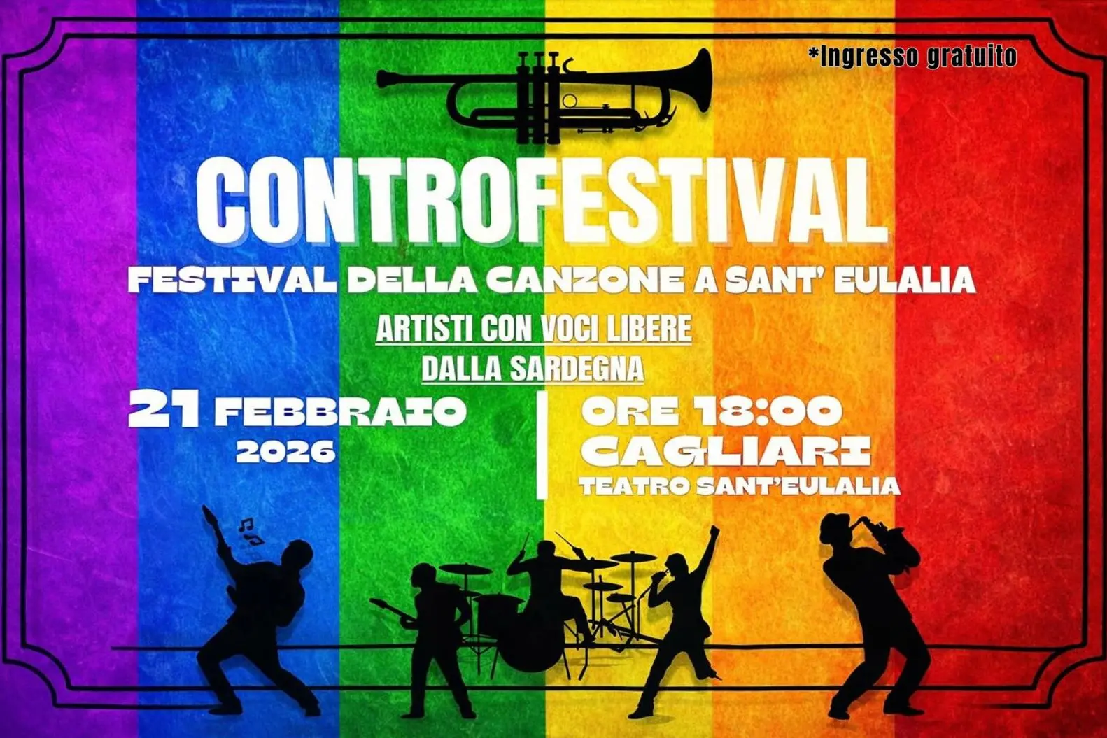 La locandina del Controfestival