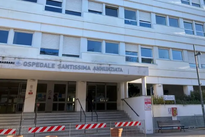 L'ospedale Santissima Annunziata (foto L'Unione Sarda - Pala)