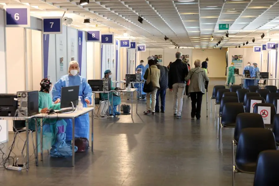 L'hub alla Fiera di Cagliari (Archivio L'Unione Sarda)