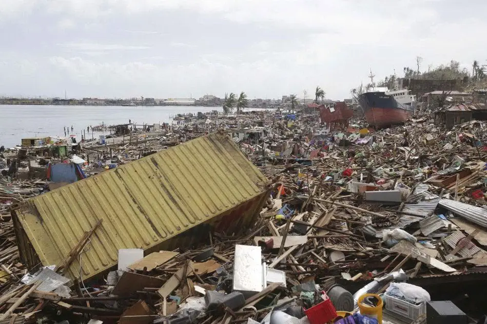 La devastazione nelle Filippine