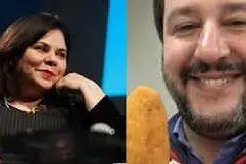 Michela Murgia e Matteo Salvini