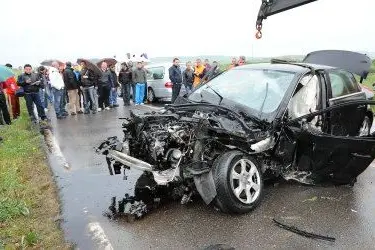 Il teatro del tragico incidente -  Foto Simone Nonnis