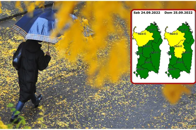 Allerta meteo nel fine settimana per alcune zone della Sardegna (Ansa)