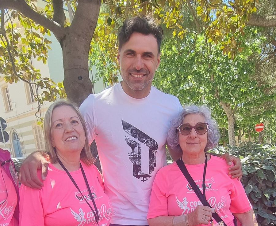Sirigu testimonial alla corsa della Lilt