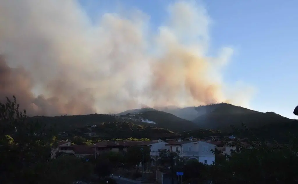 Le case della frazione di Agrustos sono state evacuate