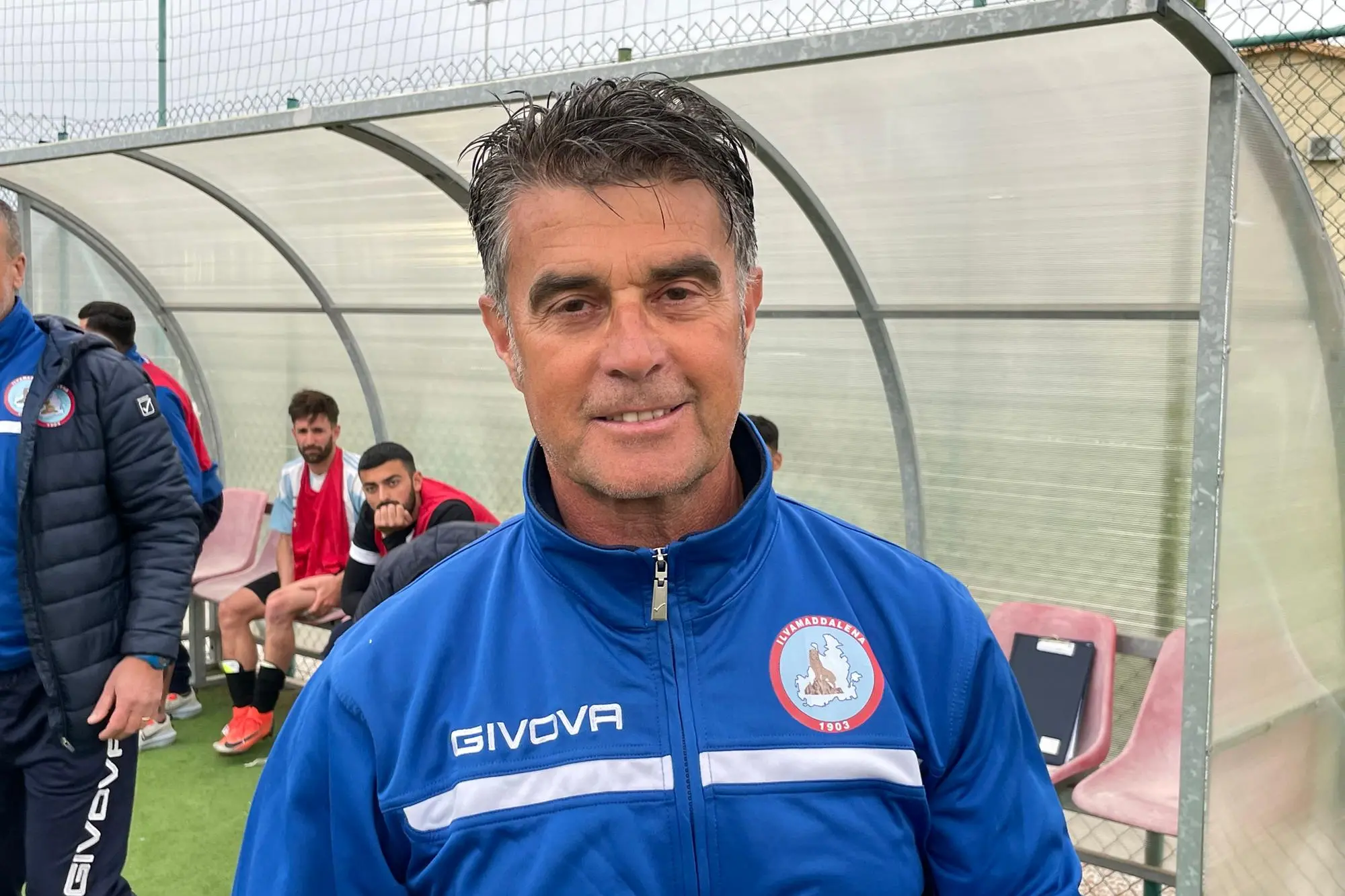 Sandro Acciaro, allenatore dell'Ilvamaddalena (foto Spignesi)