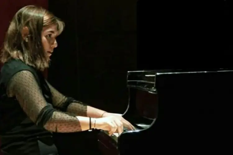 La pianista Giorgia Cugia