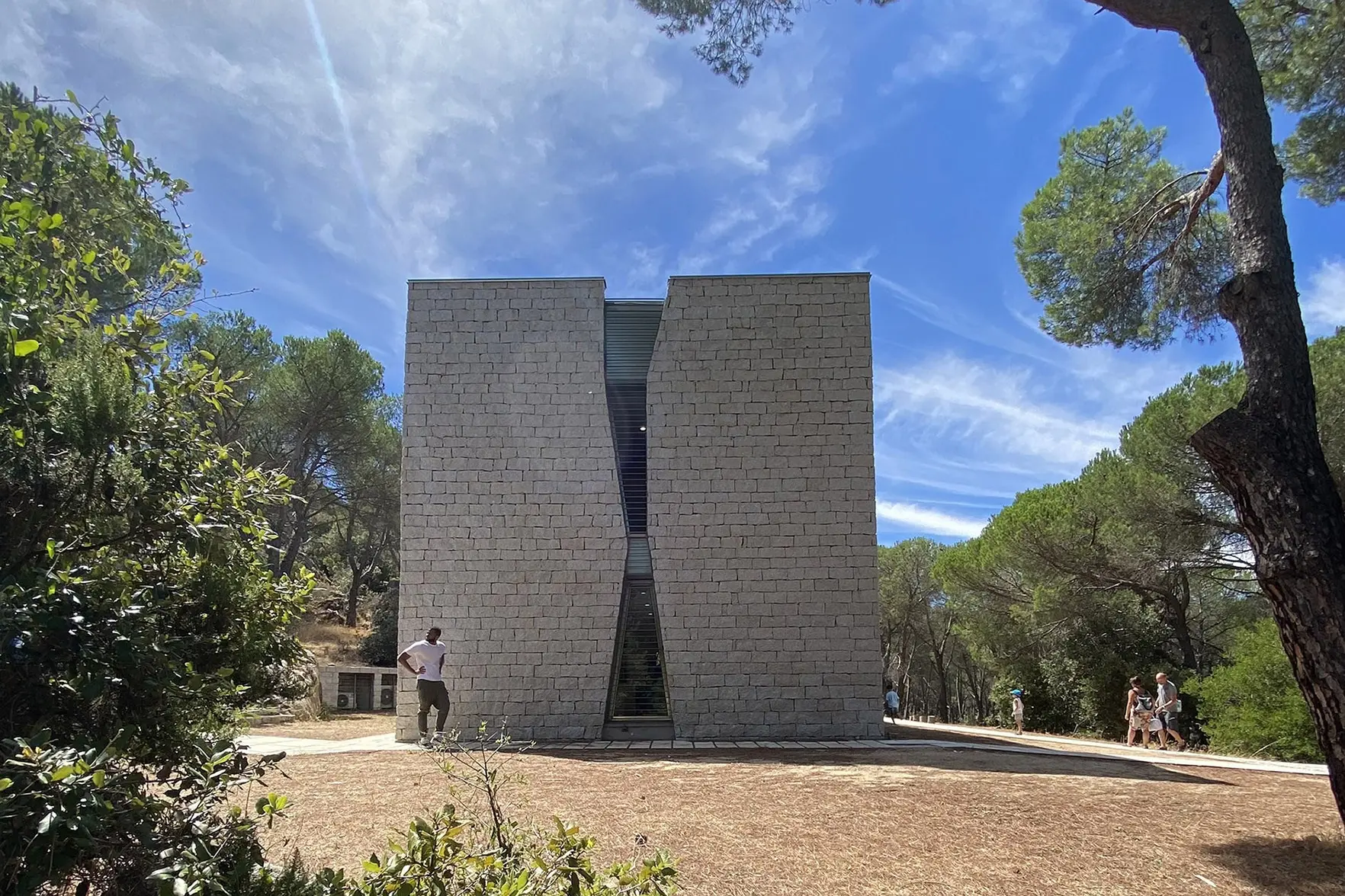 L’esterno del Museo Organica nel Parco del Limbara