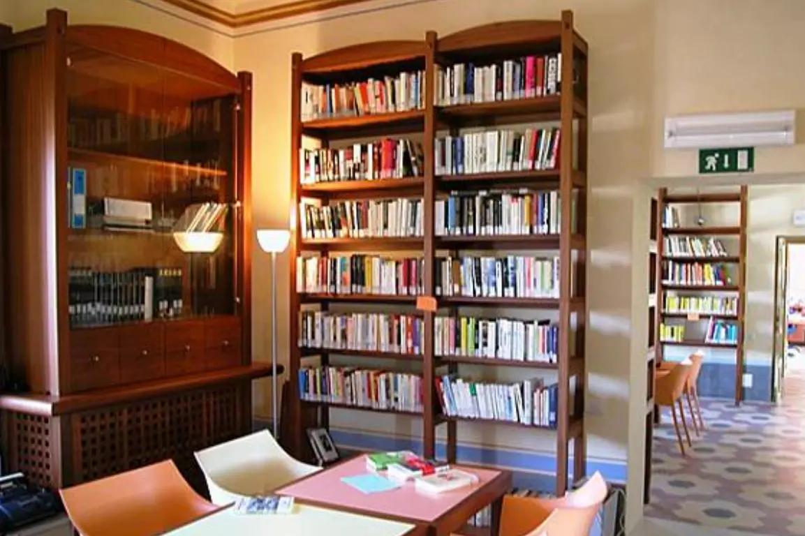 La biblioteca di Palau (foto Ronchi)