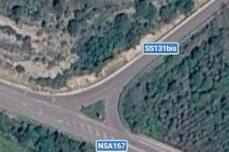 Le arterie più critiche a Ittiri (foto concessa)
