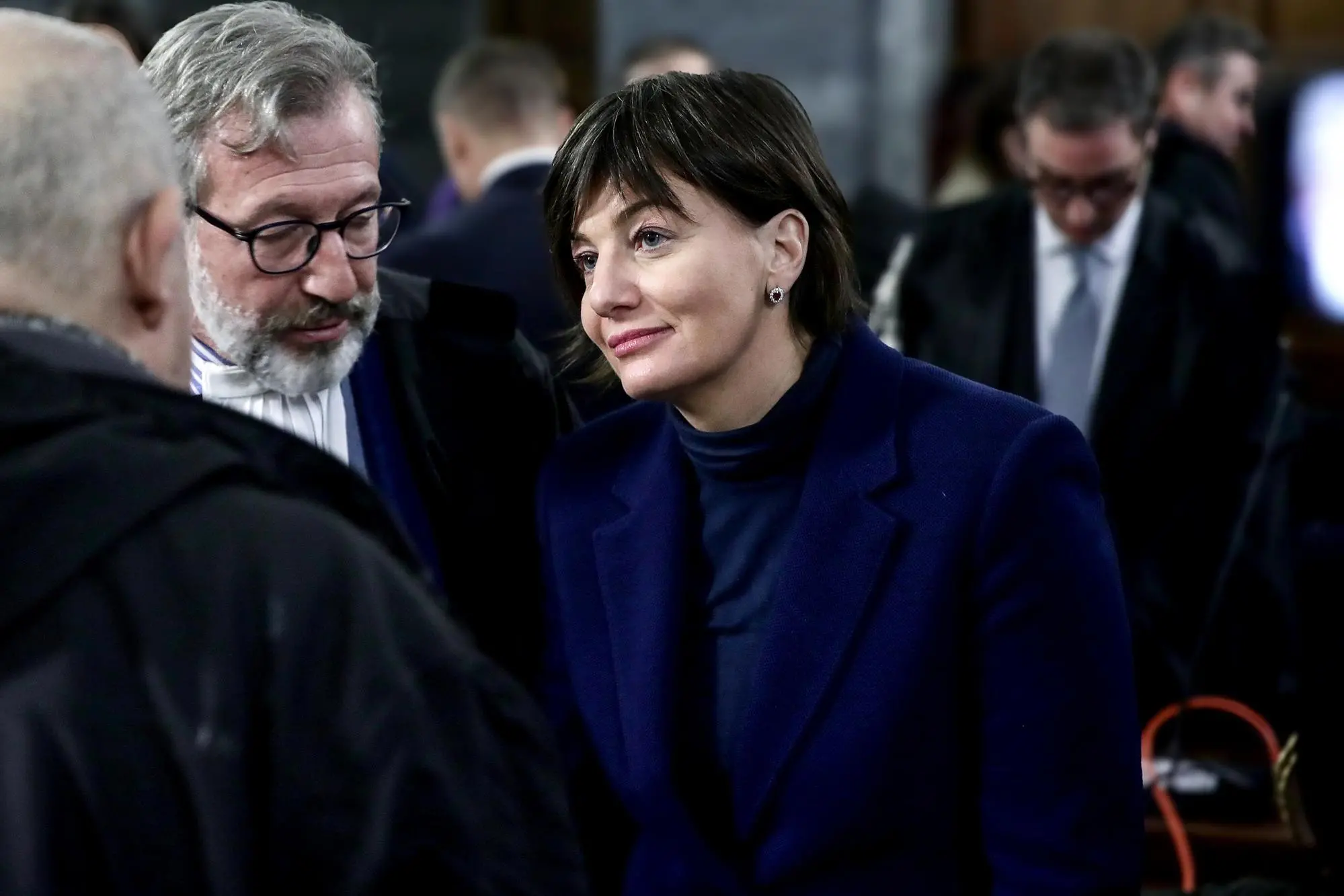 L'ex europarlamentare di Forza Italia, Lara Comi, in Corte d'Appello a Milano (ANSA/MOURAD BALTI TOUATI)