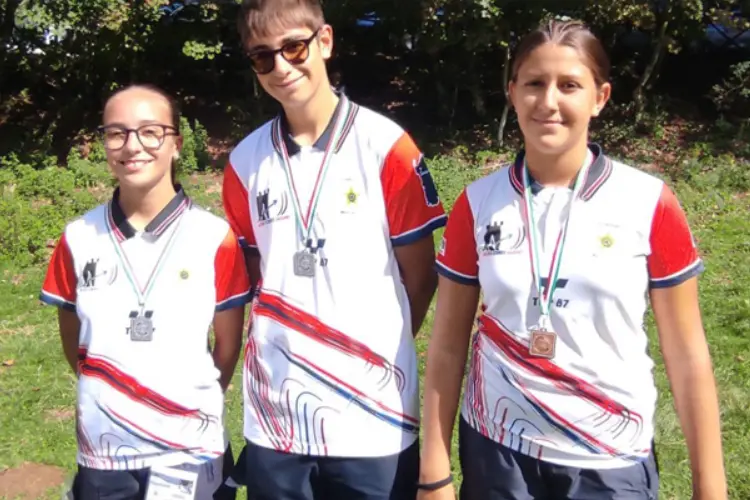 La squadra degli Arcieri Torres Sassari che ha conquistato il titolo italiano (foto concessa)