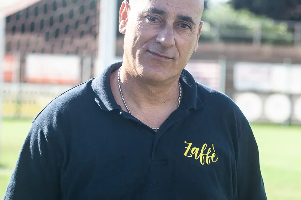 L'ormai ex allenatore della Tharros Giampaolo Murru (foto di Virgilio Alfano)