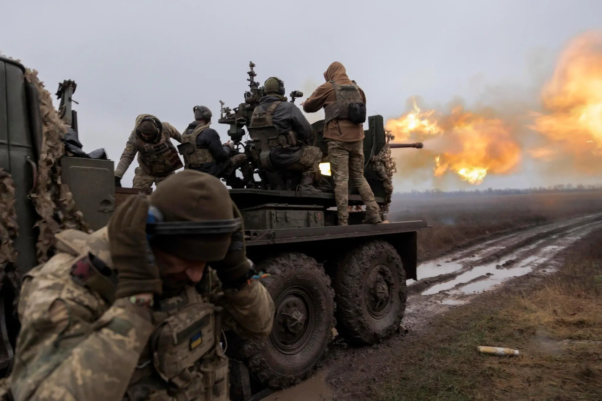 Soldati ucraini (Ansa - Epa)