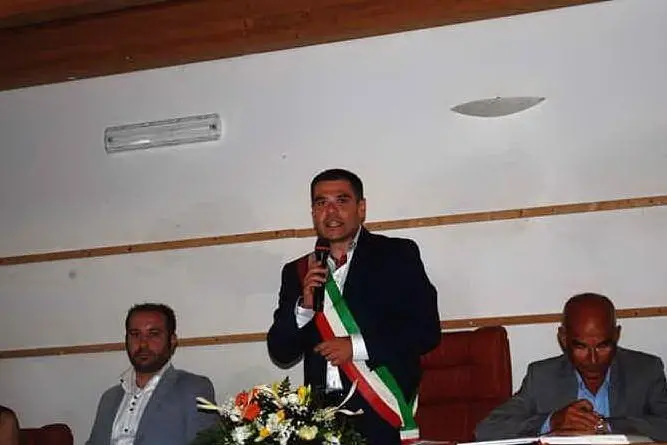 Il sindaco Massimo Ibba (foto L'Unione Sarda - Orbana)