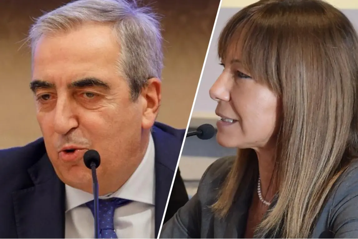 Maurizio Gasparri e Sabrina Licheri