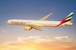 Eine Emirates-Boeing 777
