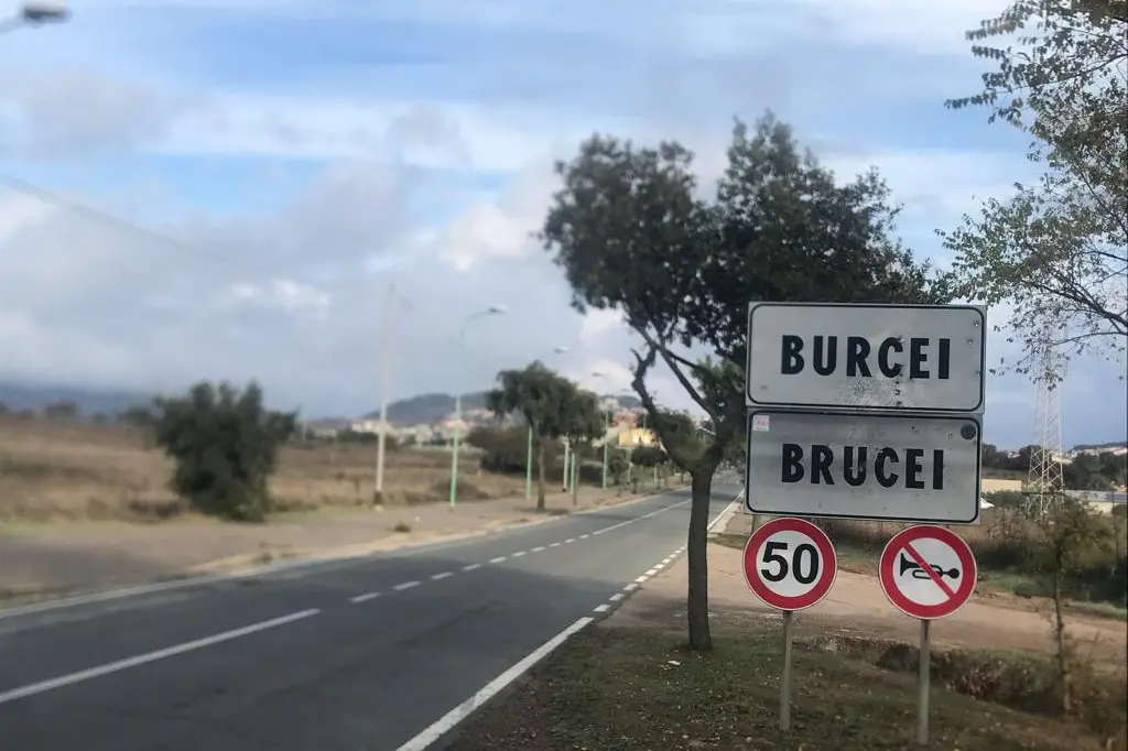 L'ingresso di Burcei (Archivio L'Unione Sarda)