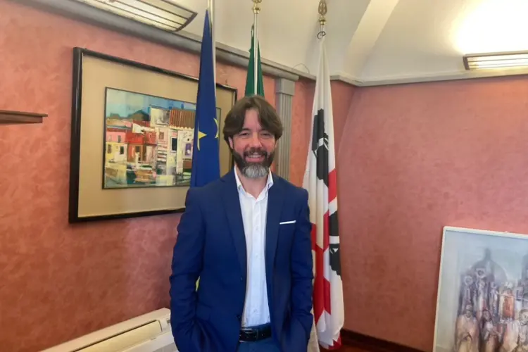 Il sindaco di Sorso, Fabrizio Demelas (foto Pala)