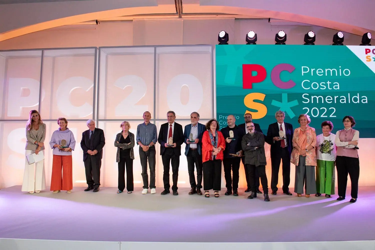 I vincitori dell'ultima edizione del Premio Costa Smeralda (foto concessa)