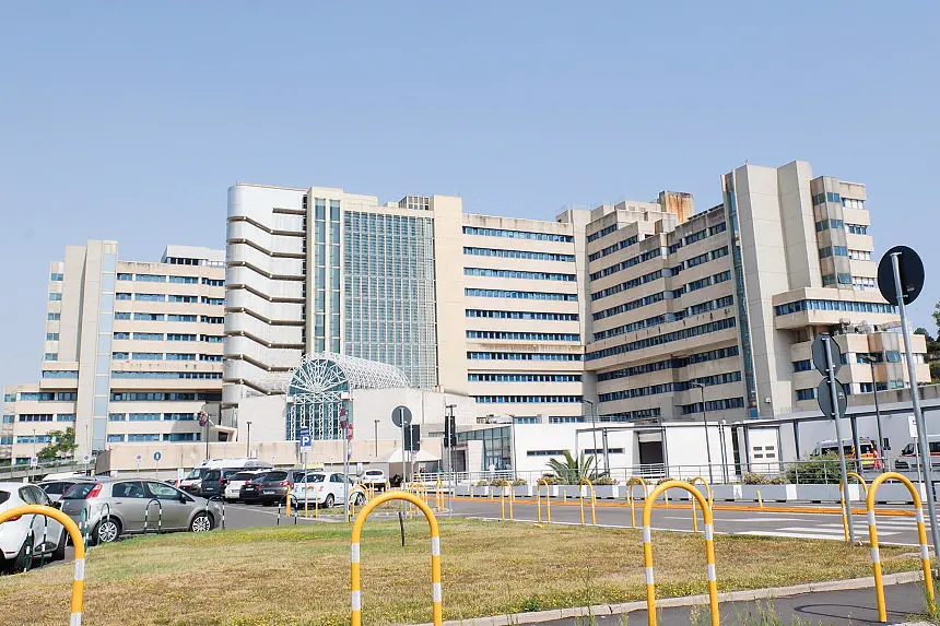 L'ospedale Brotzu di Cagliari (archivio L'Unione Sarda)