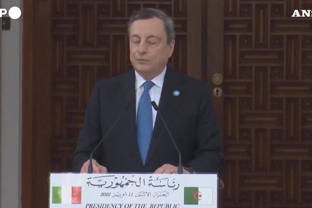 Missione lampo ad Algeri per Mario Draghi