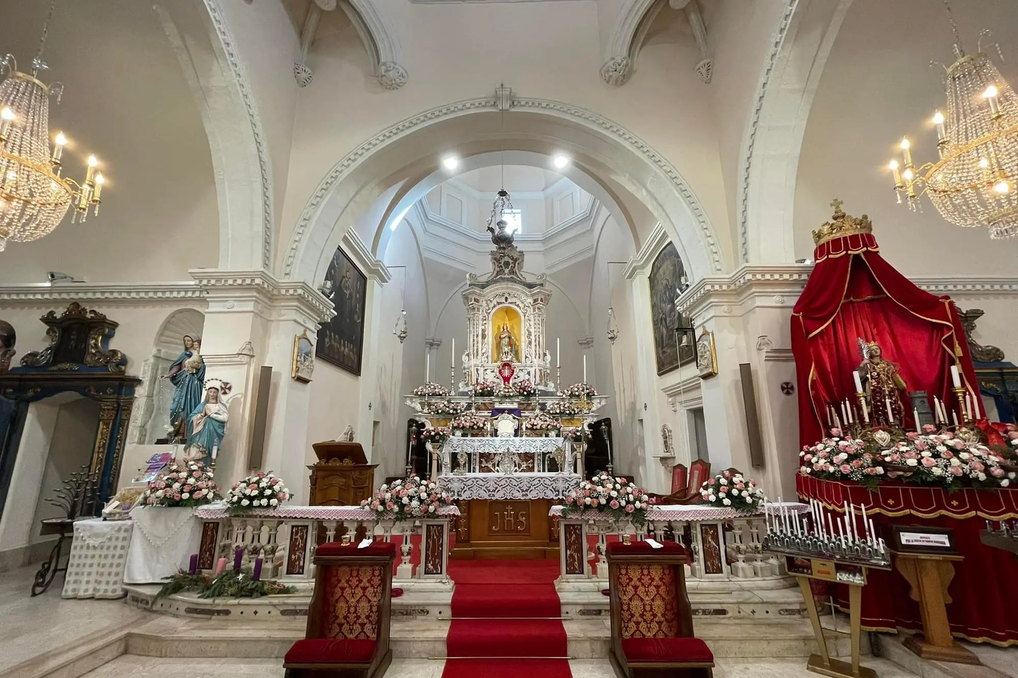 La chiesa parrocchiale di Senorbì (foto concessa Parrocchia Santa Barbara)