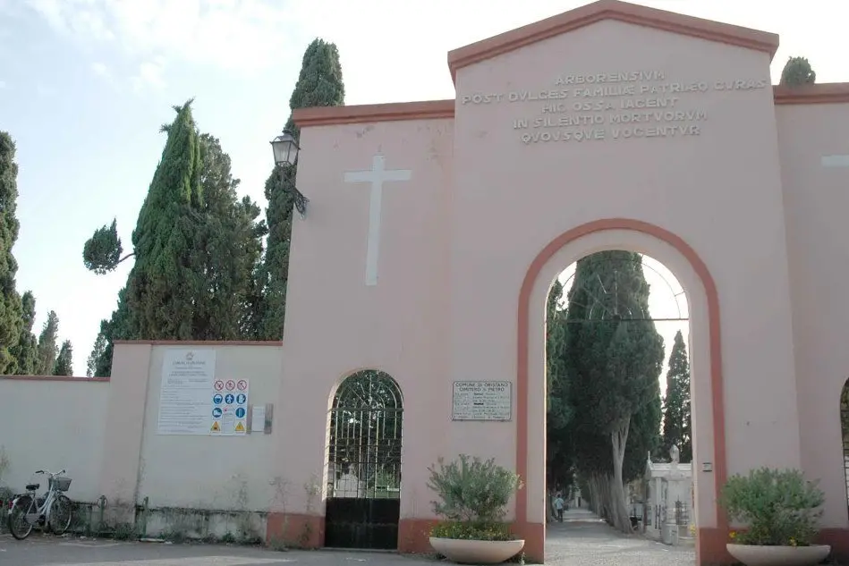 Il cimitero di Oristano