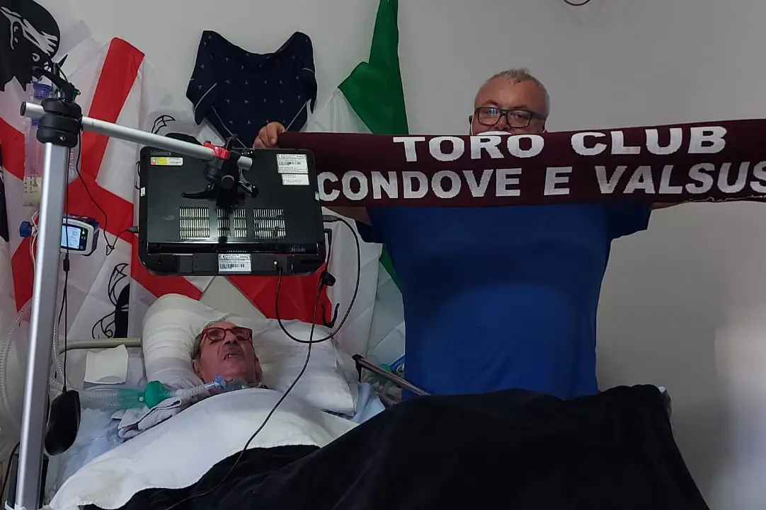Il presidente del Toro Club a casa di Renato Scanu