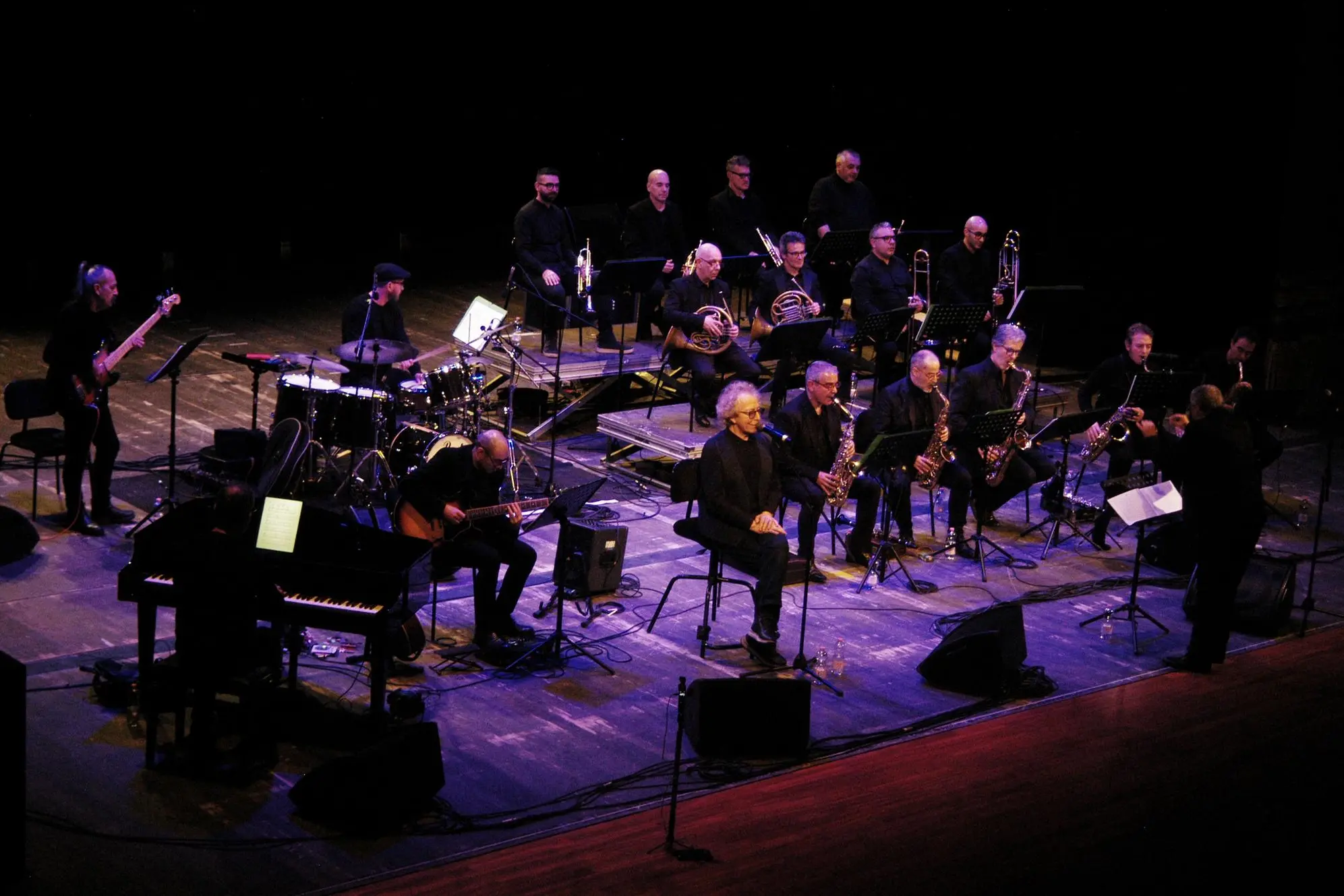 Fabio Concato e l'Orchestra Jazz della Sardegna (foto concessa-Palitta)