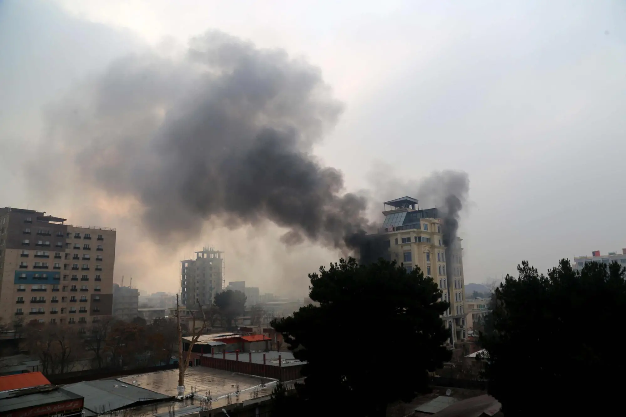 Attentato a Kabul (foto Ansa/Epa)