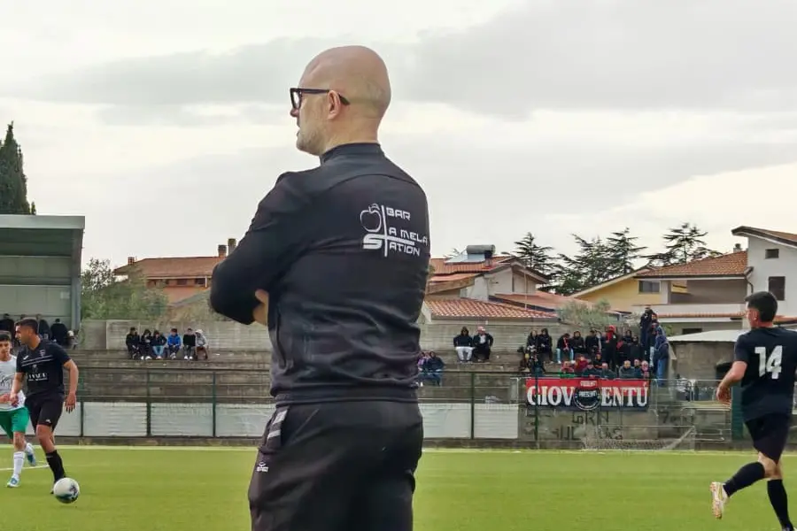 Bicio Miceli, allenatore dell'Abbasanta (foto concessa da GS Abbasanta)