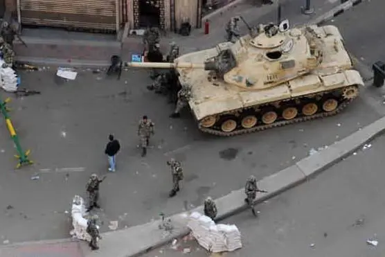 Una fase del conflitto in Egitto (Ansa)