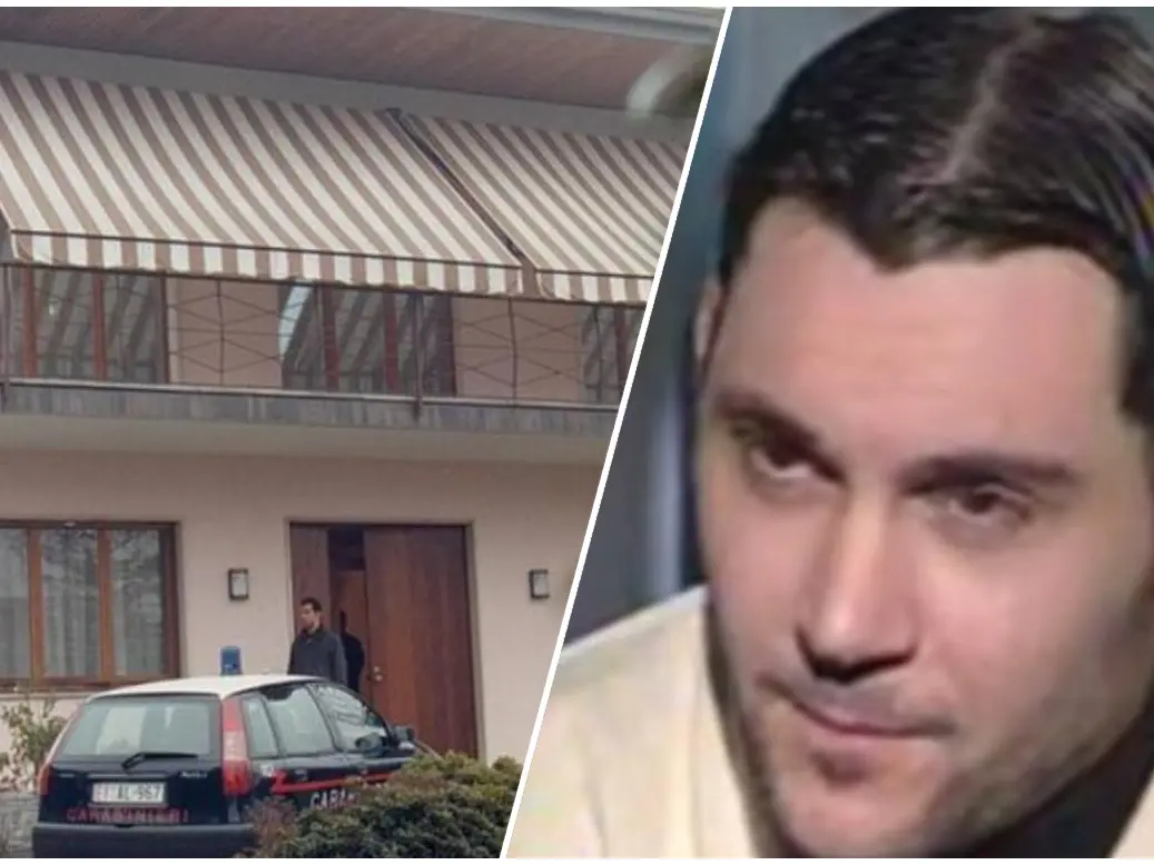 Elia Del Grande e la casa da cui è fuggito (Ansa)