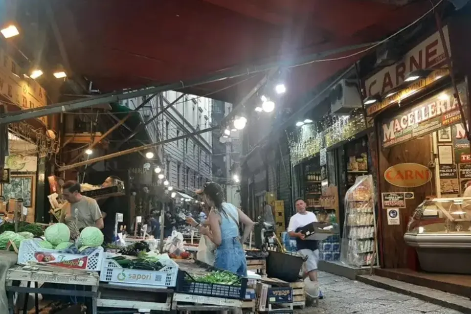 Il quartiere della Vucciria (Ansa)