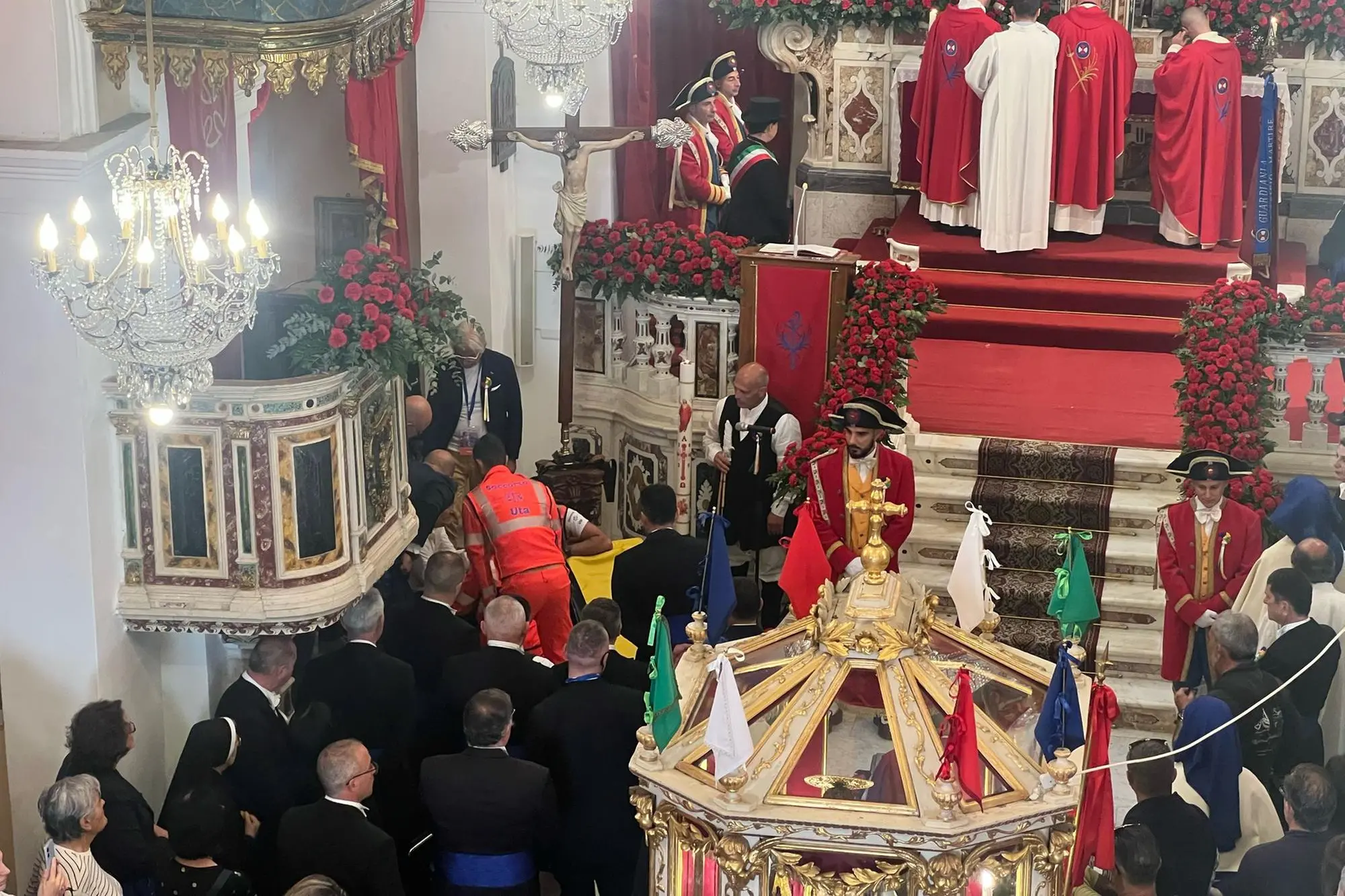 Malore in chiesa per Edoardo Tocco