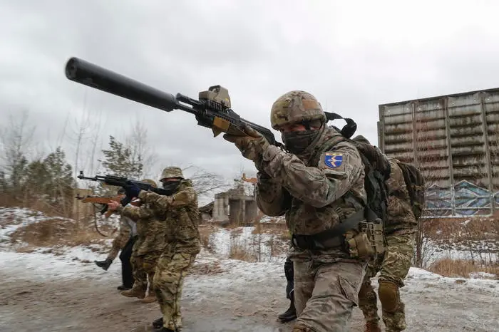 Militari ucraini (foto Ansa)